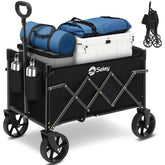 Sekey 4029 Folding Wagon with Brake – Space-Saving Handcart for Trips & Shopping